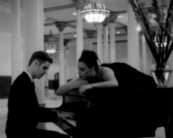 Roger and Summer at a piano